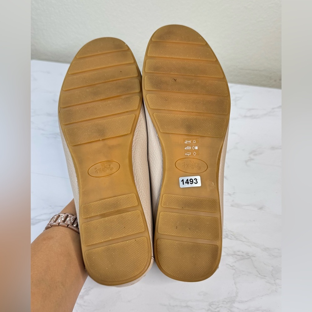 COACH Marley Driver Loafer Moccasin Soft Pebble Leather Size 9 B Slip‑On Comfort - Picture 7 of 8